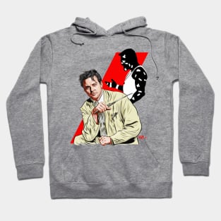 Mickey Rourke - An illustration by Paul Cemmick Hoodie